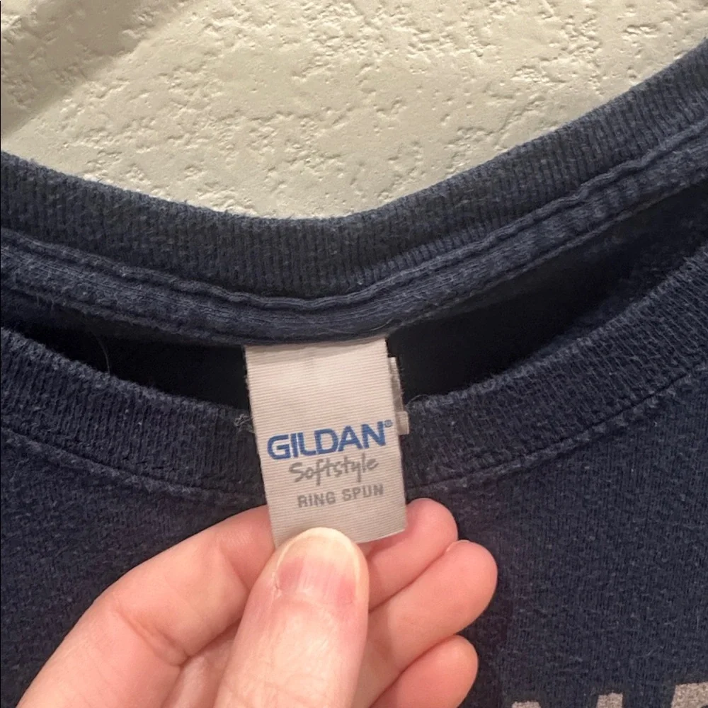 GUC Women’s Size XL Navy Blue Gildan Softstyle Navy T-Shirt Tee Shirt Top Funny - Picture 2 of 9